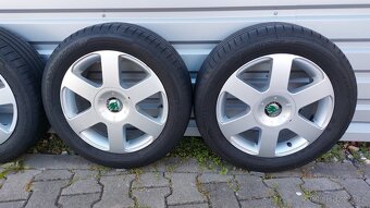 Alu kola 5x112 r16 originál Škoda Octavia II - 3