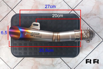 tlumič výfuk HP Akrapović R6 R1 FZ GSX MT09 CB ZX6R Z800 Z90 - 3