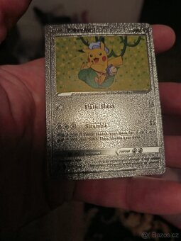Stribrny Pikachu pokemon pikacu zlaty cenny - 3