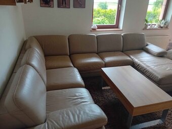 Kožená sedačka luxusní kvalita - 3