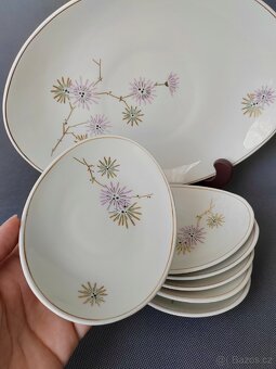 Krásný porcelánový set na sladkosti nebo ořechy Weimar - 3