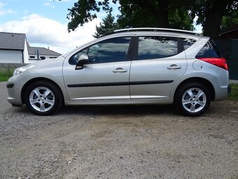 Peugeot 207 1,4 SW 54kW 2x kola, velice pěkný s pěknou výb. - 3