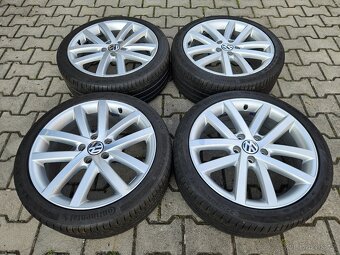 ALU Volkswagen 5x112 Letní continental 225/40/18 - 3