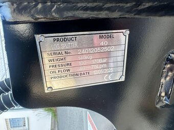 Kuželový štípač pro minibagr 3-6T, kužel 200mm - 3
