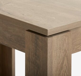 Jídelní stůl, divoký tmavý dub - 3