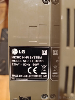 LG LX-U251D micro HiFi RDS system mikro věž - 3