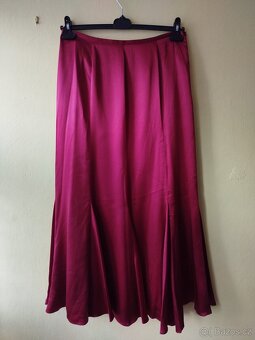 Hedvábná společenská sukně, vel. M/L - 3