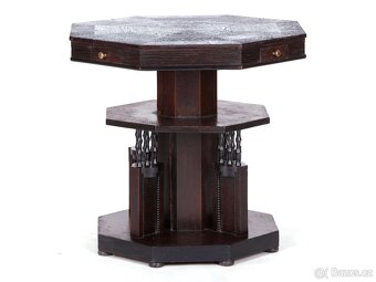 Secesní karetní stůl, stolek 1925 - 3