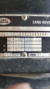 Land Rover Defender 90,, 2,5 Td5,, 90 KW, - 3