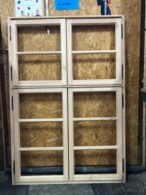 Rámová modřínová okna. - 3