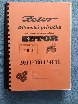 Dílenská příručka Zetor 2011, 3011,4011 - 3