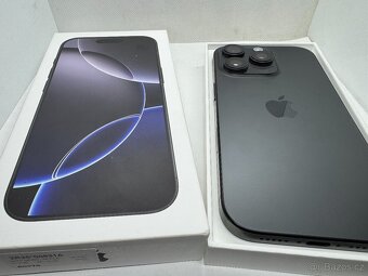 Nový iPhone 16 PRO 512GB Black, rozbaleno, faktura, záruka - 3
