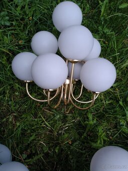 3 retro lustre 10 guľové sputniky - 3