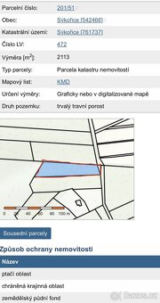 🌲 Pozemek s duší přírody v srdci Křivoklátska – 2165 m² - 3