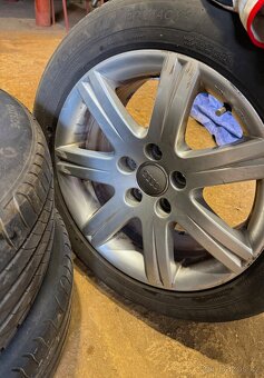 Letní pneu 205/55 R16 + disky Audi - 3