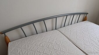 Manželská postel 180x200 cm, 2x noční stolek - 3