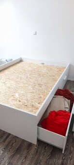 Postel s úložným prostorem – 200 × 140 cm – za odvoz - 3