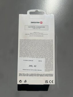 Nabíječka Swissten USB-C 20W NOVÁ - 3