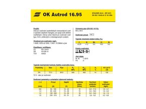 Svařovací drát ESAB OK AUTROD 16.95 0.8 nerez - 3