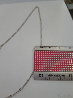 Zlatý řetízek z bílého zlata - 3