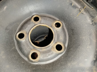 Plechové disky 5x100 r14 zimní pneu - 3