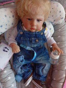 Realistická Reborn panenka chlapeček Cameron - 3