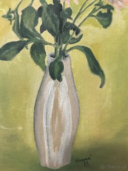 Obraz - kytice ve váze - Vovsová - 3