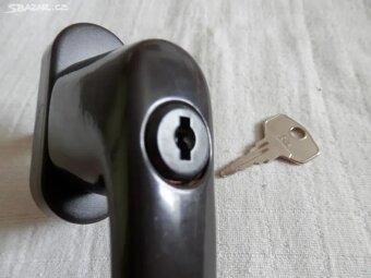 Okenní klika uzamykatelná - 6 ks - 3