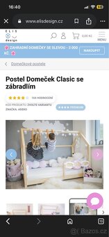 Dětská postel - domeček zn.ELIS DESIGN - 3