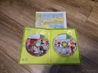 GTA 5 s mapou a návodem xbox 360 - 3