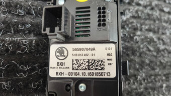 Panel ovládání klimatizace 565907049 Superb Kodiaq - 3