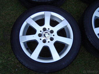 4XLETNÍ HLINÍKOVÁ KOLA ŠKODA FABIA II,III ,195/50 R15..TOP - 3