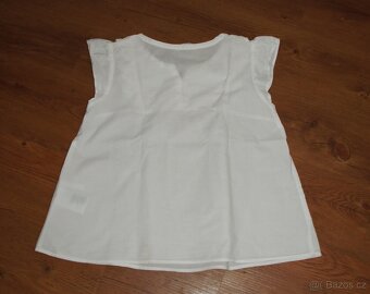 Bílý top H&M - vel. 140 - 3