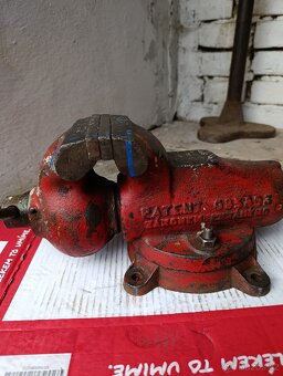 Sběratelský svěrák York 100 mm -Signovaný Patent - 3