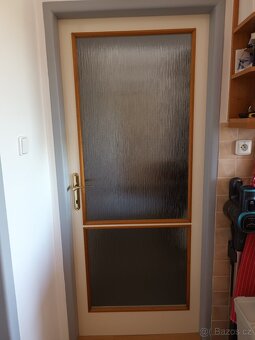 Staré retro dveře 80 cm, 2x levé, 1x pravé - 3