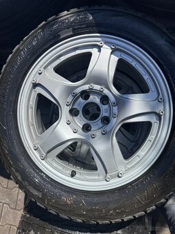 Zimní sada RARITNÍCH alu kol Audi Allroad C5 R17 - NOVÉ PNEU - 3