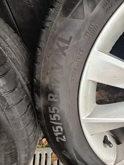 Prodám originál letní sadů kol R17" na škoda Superb - 3