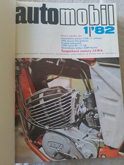 Svázaný časopis Automobil 1975,1976,1977,1978,1979, 1981,198 - 3