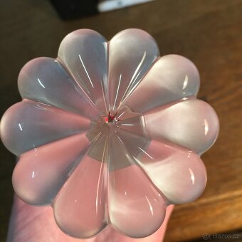 těžítko broušené hutní sklo Muchomůrka - 3