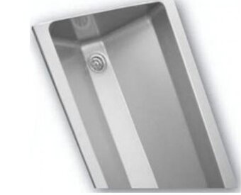 Nový, nerezový umývací žlab, dvojitý, 380 cm - 3