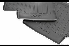 Gumové koberce ŠKODA Rapid Spaceback sada 4+1 ks - 3