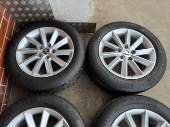 Alu 16" 5x112,škoda HELIX letní 70%, SUP2, Yeti - 3