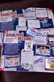komplet zběratelské hokejové kartičky 210ks + album Slovensk - 3