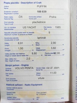 Plachetnice 1985 CATALINA 9,80 - 3