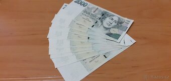 Bankovka NM 2000 série M, 9 ks po sobě jdoucích. (0-8) - 3