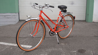 Peugeot, 1976, nádherné dámské kolo, oranžová barva - 3