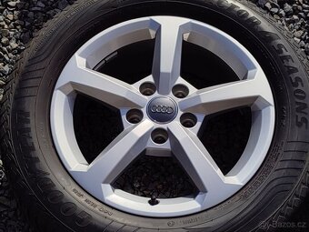 Originál ALU kola AUDI 16" 5x112 ET43 pneu 215/60/16 95V - 3