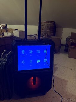 Přenosný reproduktor karaoke auna - 3