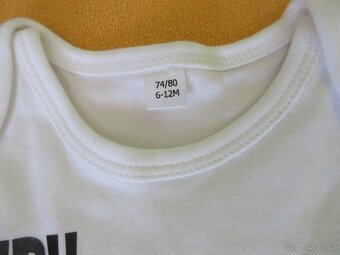 Kojenecké body vel. 50/56, 53/56,62/68,74/80. - 3