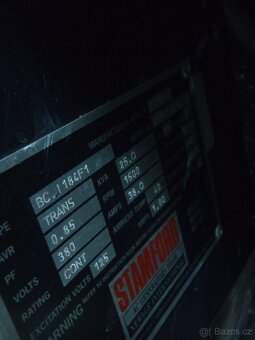 STAMFORD 3-fázový generator proudu 25KVA - 3